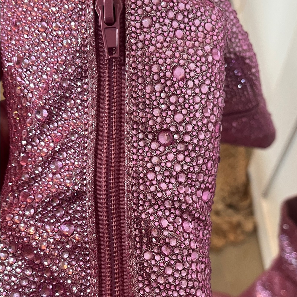 Dazzling Jewel Pink Over-the-Knee Thigh High Boots. Vivianne/VIVI 13S1. Size 7.5 - Picture 5 of 7